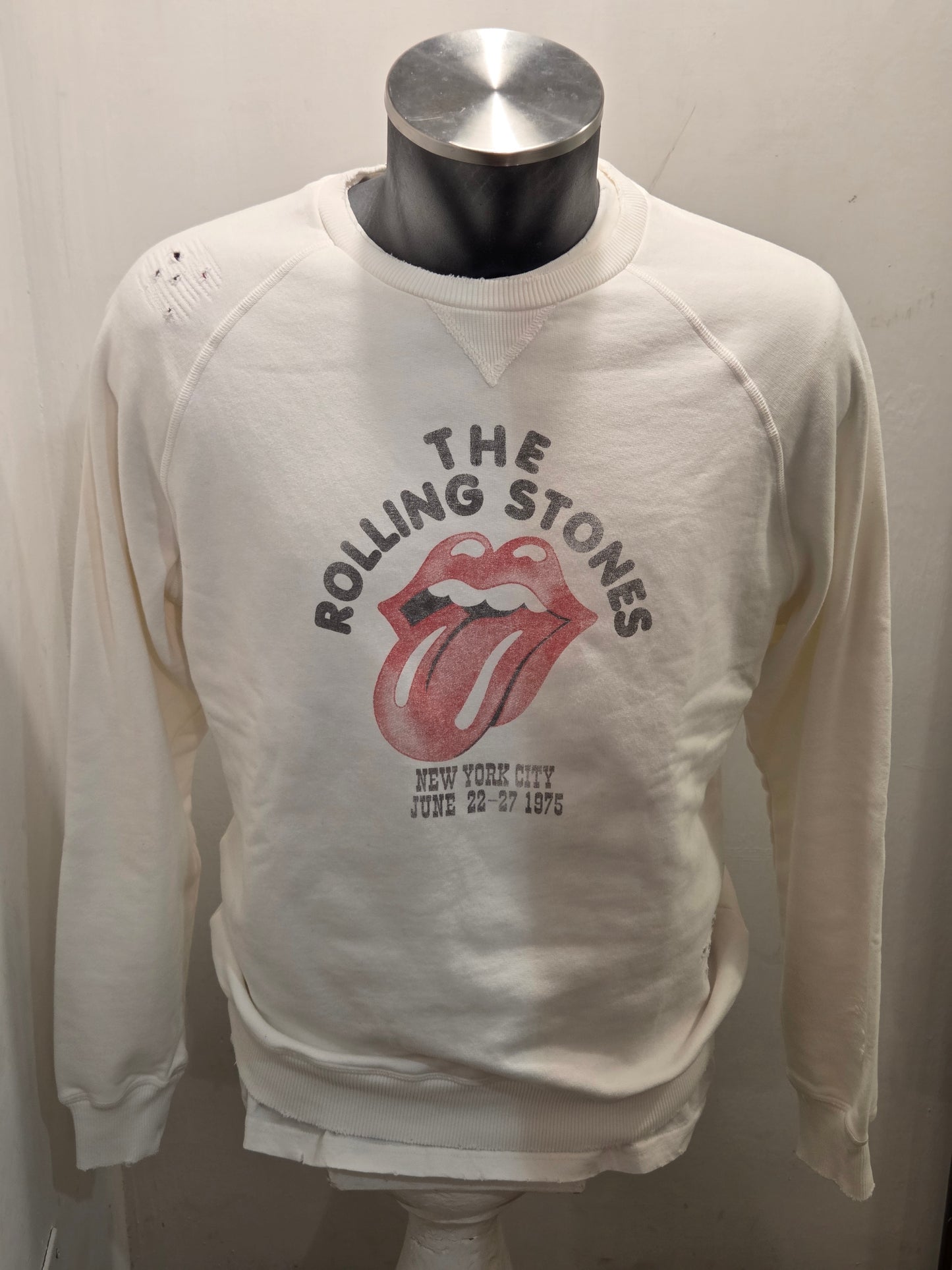 FELPA IN THE BOX GIROCOLLO ROLLING STONES CLASSIC LOGO