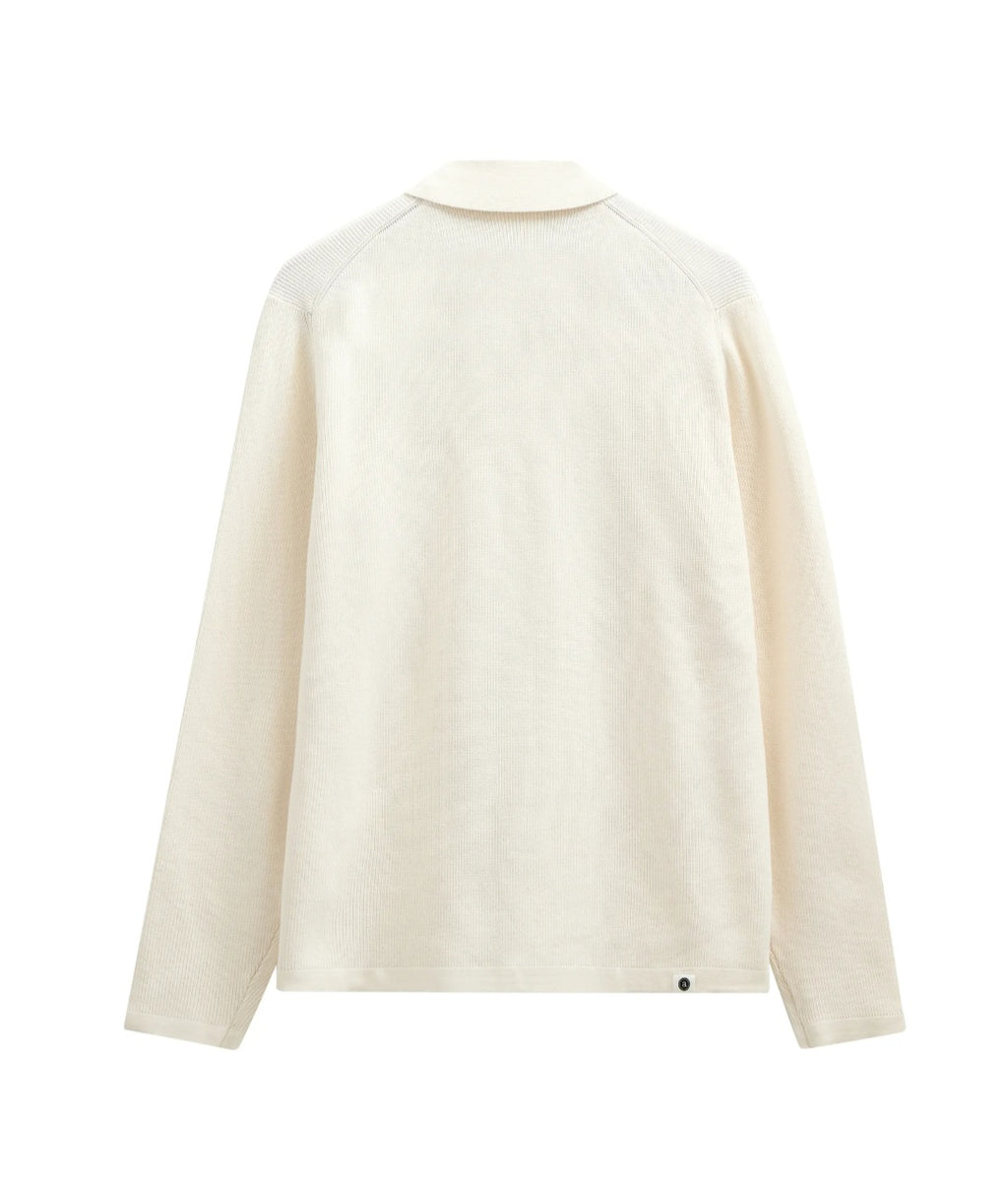 AKSVEND NEEDLE KNIT CARDIGAN ANERKJENDT COLOR TOFU