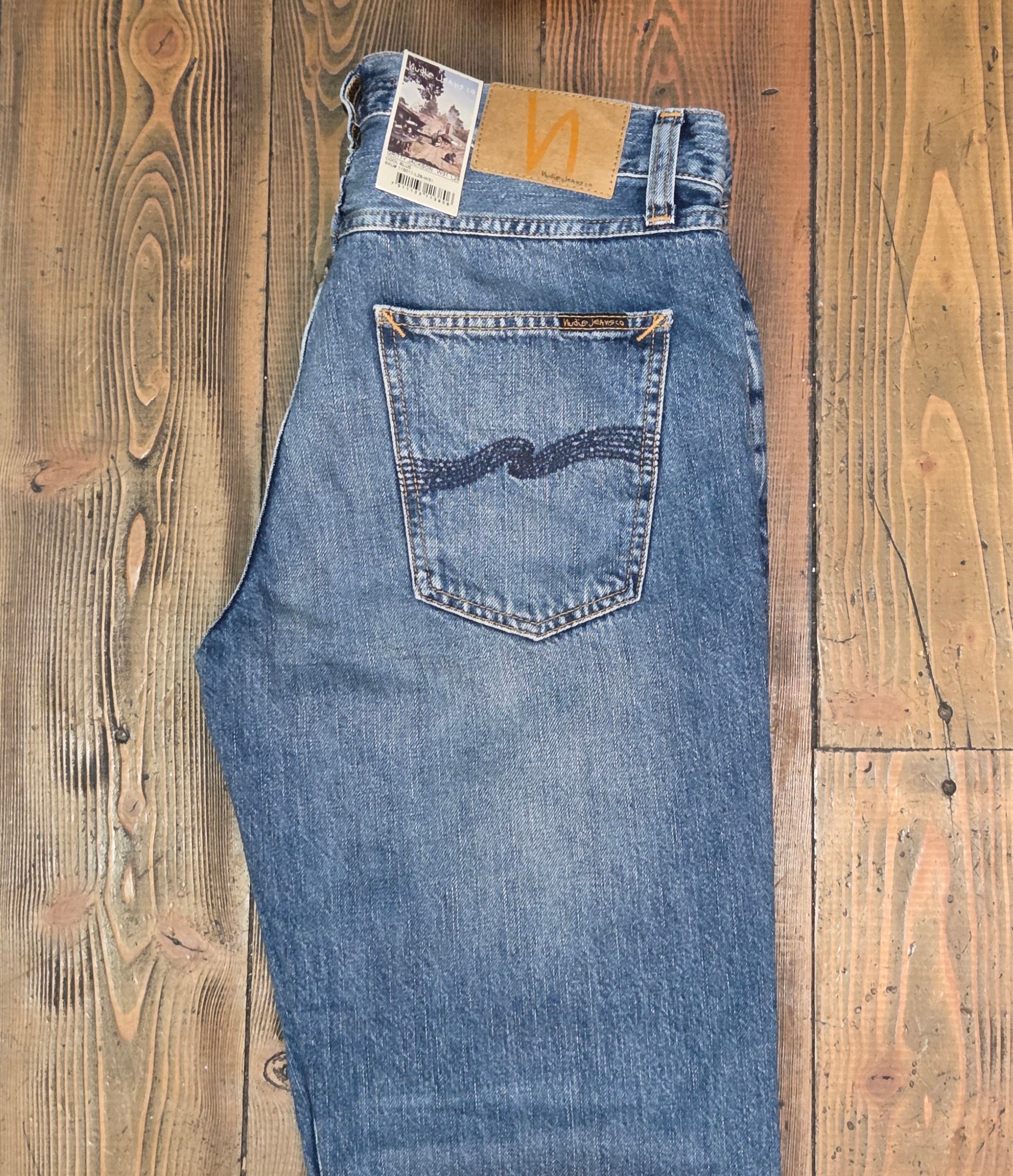 NUDIE JEANS GRITTY JACKSON COOL BLUE