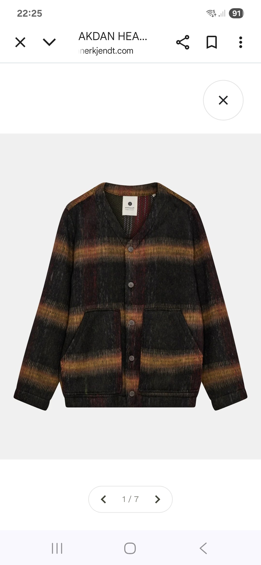 OVERSHIRT ANERKJENDT CHECK