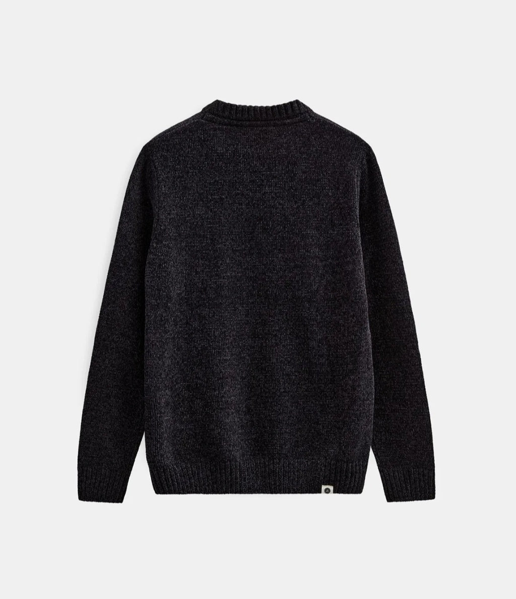 AKSUNE CHENILLE KNIT ANERKJENDT COLOR CAVIAR