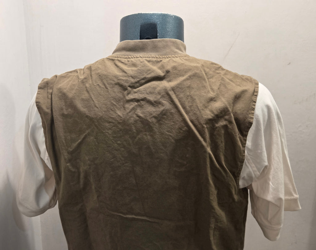 GILET SEADOG WALL VEST ZIP FODERATO RIPSTOP COLOR KAKY