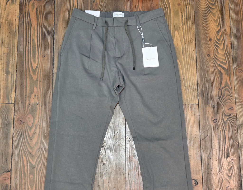 PANTALONI YAN SIMMON LIFE PUNTO MILANO T284L CON LACCIO COLOR MILITARE