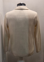 CARDIGAN DOPPIO PETTO AG TREND COLOR BIANCO