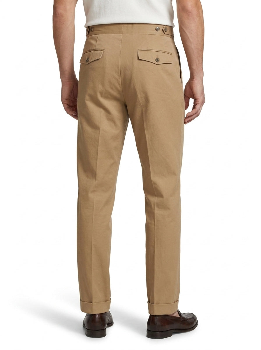 PANTALONI AG TREND PR01 CON FIBBIE LATERALI COLOR BEIGE