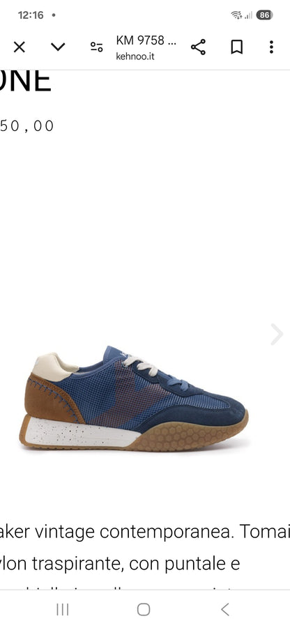 SCARPE KEH-NOO KM 9758 AVIO/BRICK/BROWN