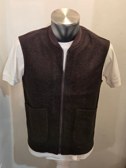 GILET SEADOG OLIVER LANA COTTA COLOR TESTA DI MORO