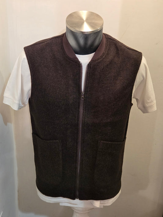 GILET SEADOG OLIVER LANA COTTA COLOR TESTA DI MORO
