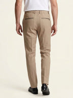 YAN SIMMON PANTALONE MODELLO LIFE COLORE NOCCIOLA  IN PUNTO MILANO MADE IN ITALY.