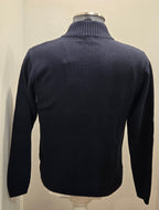 CARDIGAN AG TREND CON BOTTONI COLOR BLU