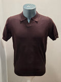 SEADOG POLO FILO COTONE MADRID COLLO APERTO COLOR MORO