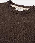 AKSUNE CHENILLE KNIT COLOR CHOCOLATE BROWN