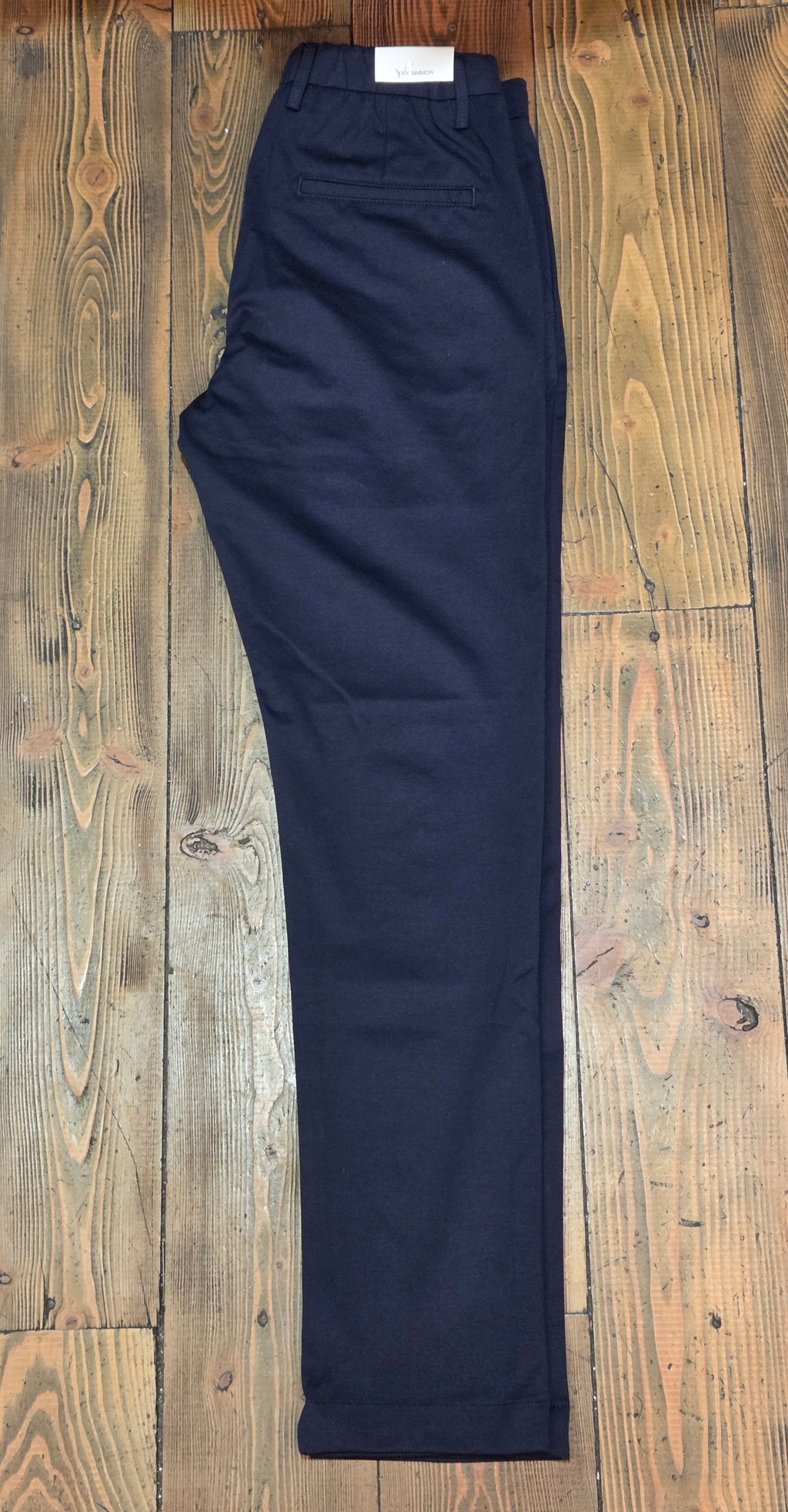 PANTALONI YAN SIMMON LIFE PUNTO MILANO T284L CON LACCIO COLOR BLU