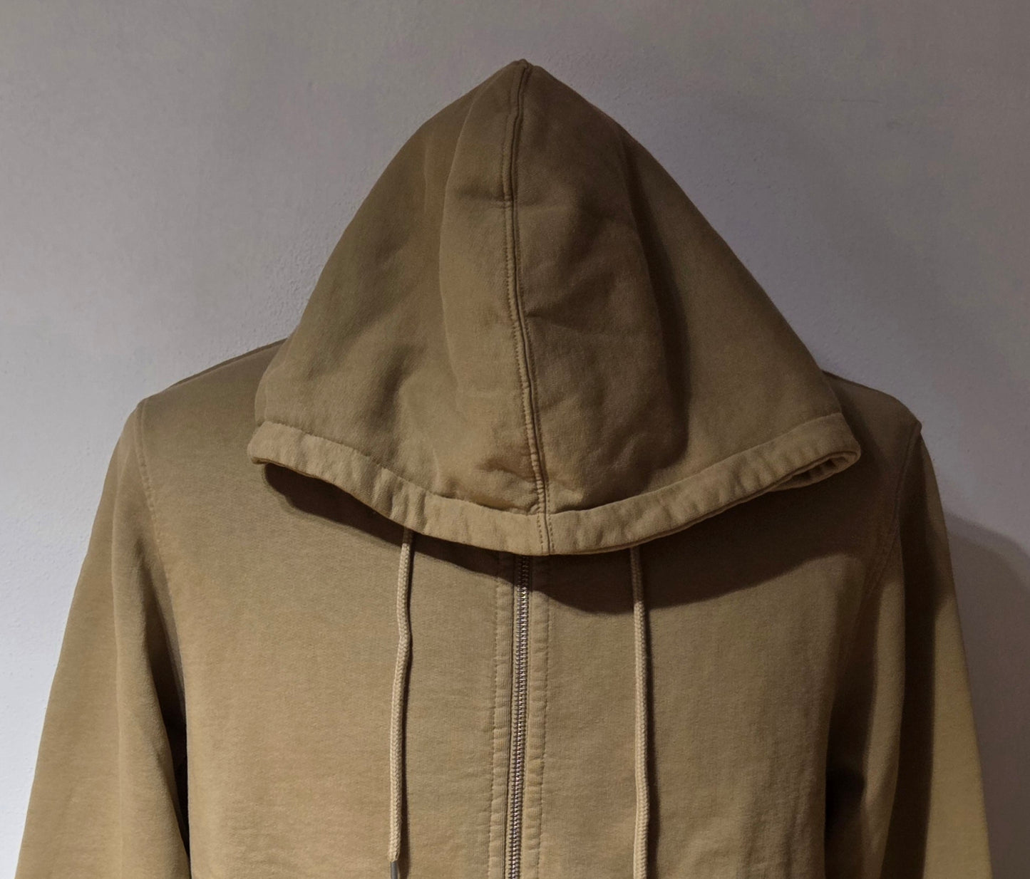 FELPA COLORFUL STANDARD Classic Organic Zip Hood Colore Desert Khaki