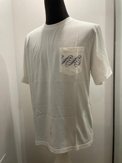 T SHIRT IN THE BOX POCKET WAVE COLOR GRIGIO SS25009