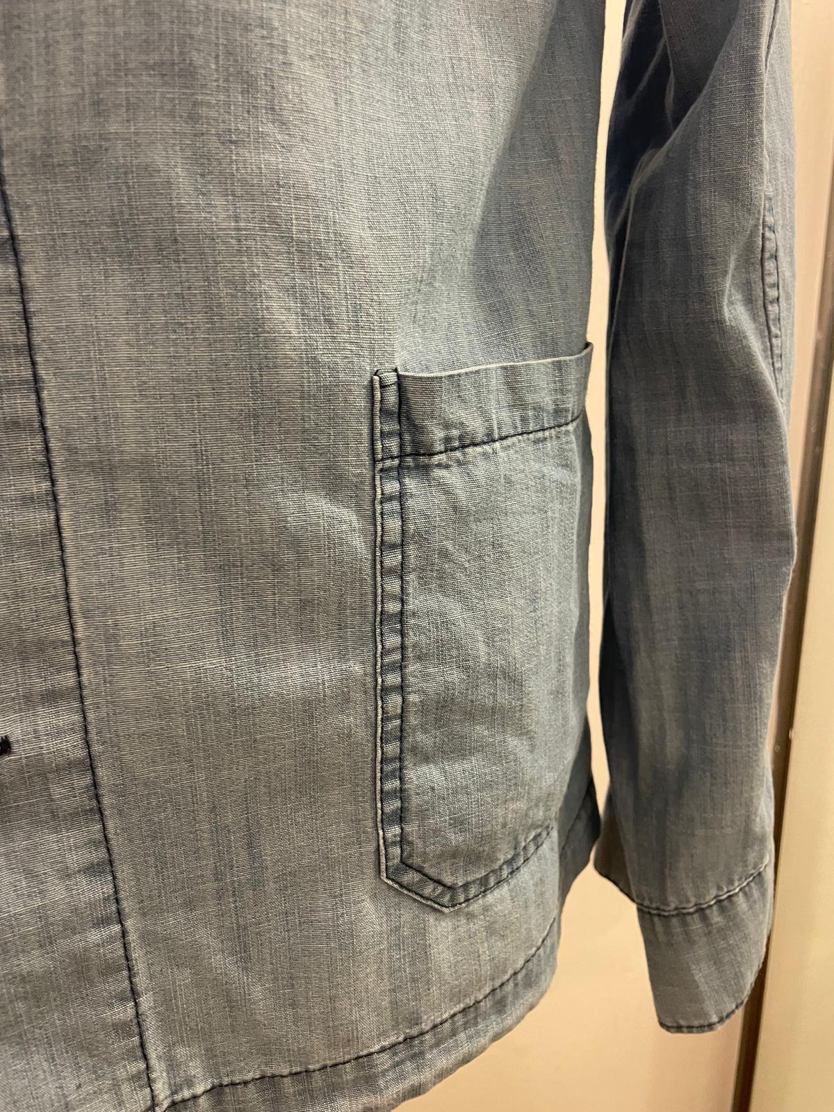 GIACCA IN THE BOX WORK DENIM COLOR BLU DENIM SS250034
