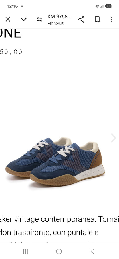 SCARPE KEH-NOO KM 9758 AVIO/BRICK/BROWN