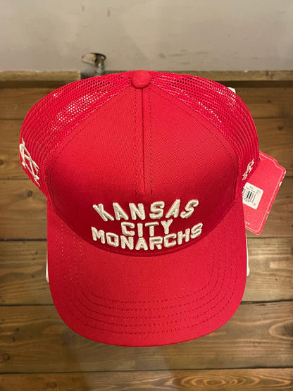 AMERICAN NEEDLE KC MONARCHS NL VALIN SIDE AN RED TRUCKER