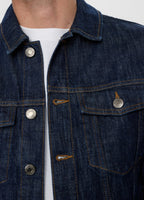 AKKARSTEN DENIM JACKET ANERKJENDT MIDNIGHT RAW