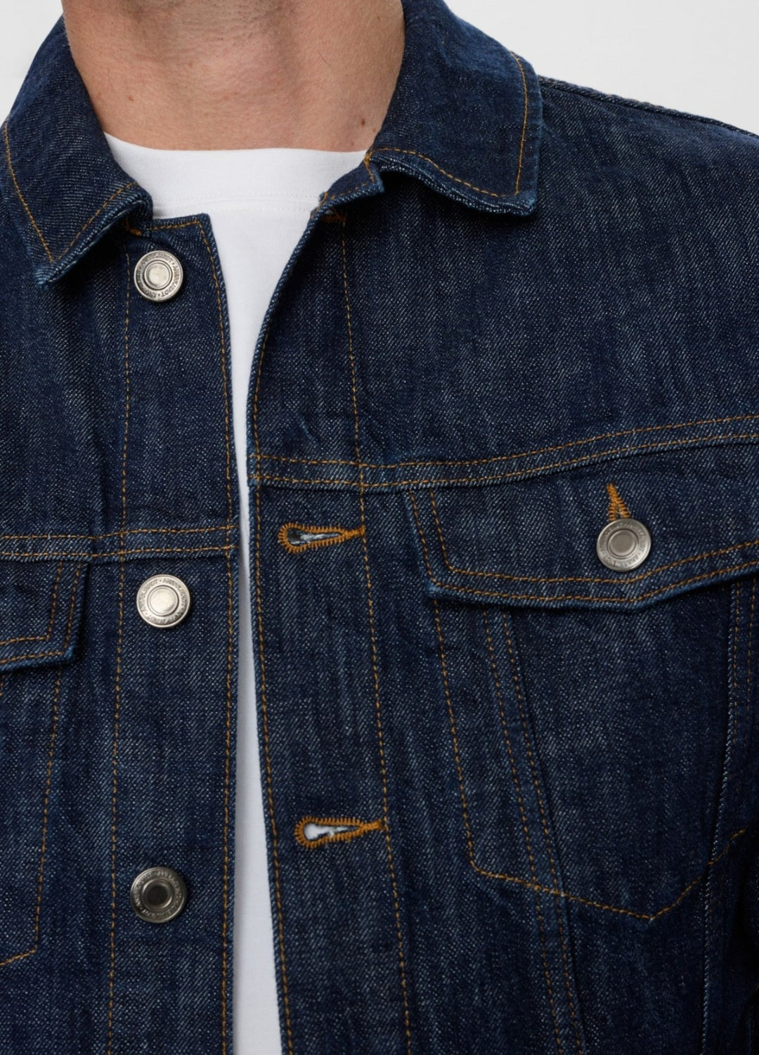 AKKARSTEN DENIM JACKET ANERKJENDT MIDNIGHT RAW