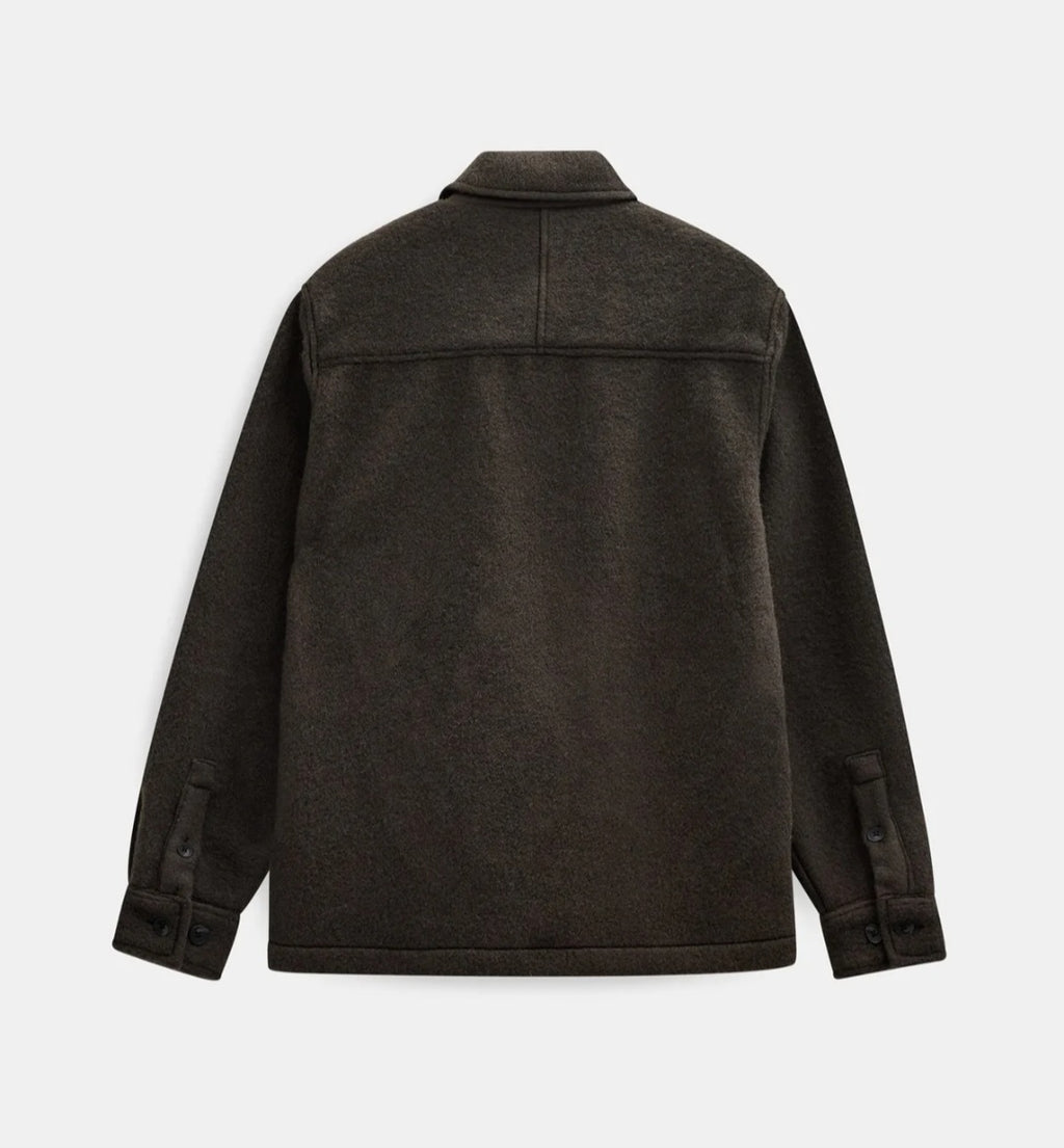 AKOSCAR BOILED WOOL OVERSHIRT ANERKJENDT COLOR DELICIOSO