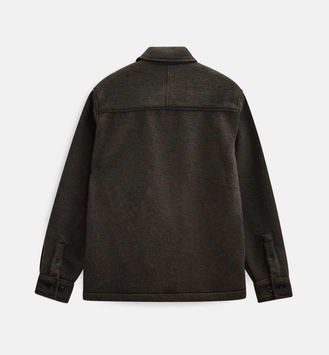 AKOSCAR BOILED WOOL OVERSHIRT ANERKJENDT COLOR DELICIOSO