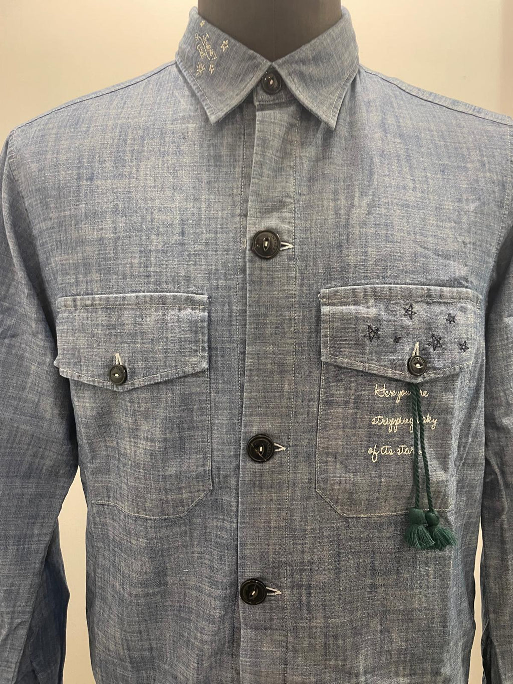 CAMICIA IN THE BOX CHAMBRAY EMBROIDERY STAR