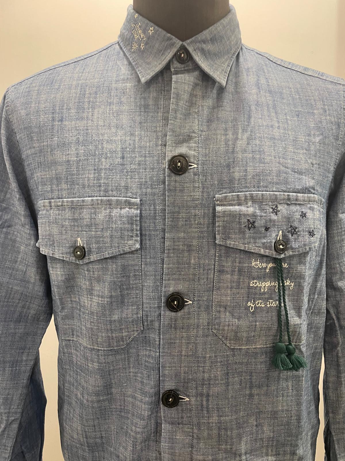 CAMICIA IN THE BOX CHAMBRAY EMBROIDERY STAR