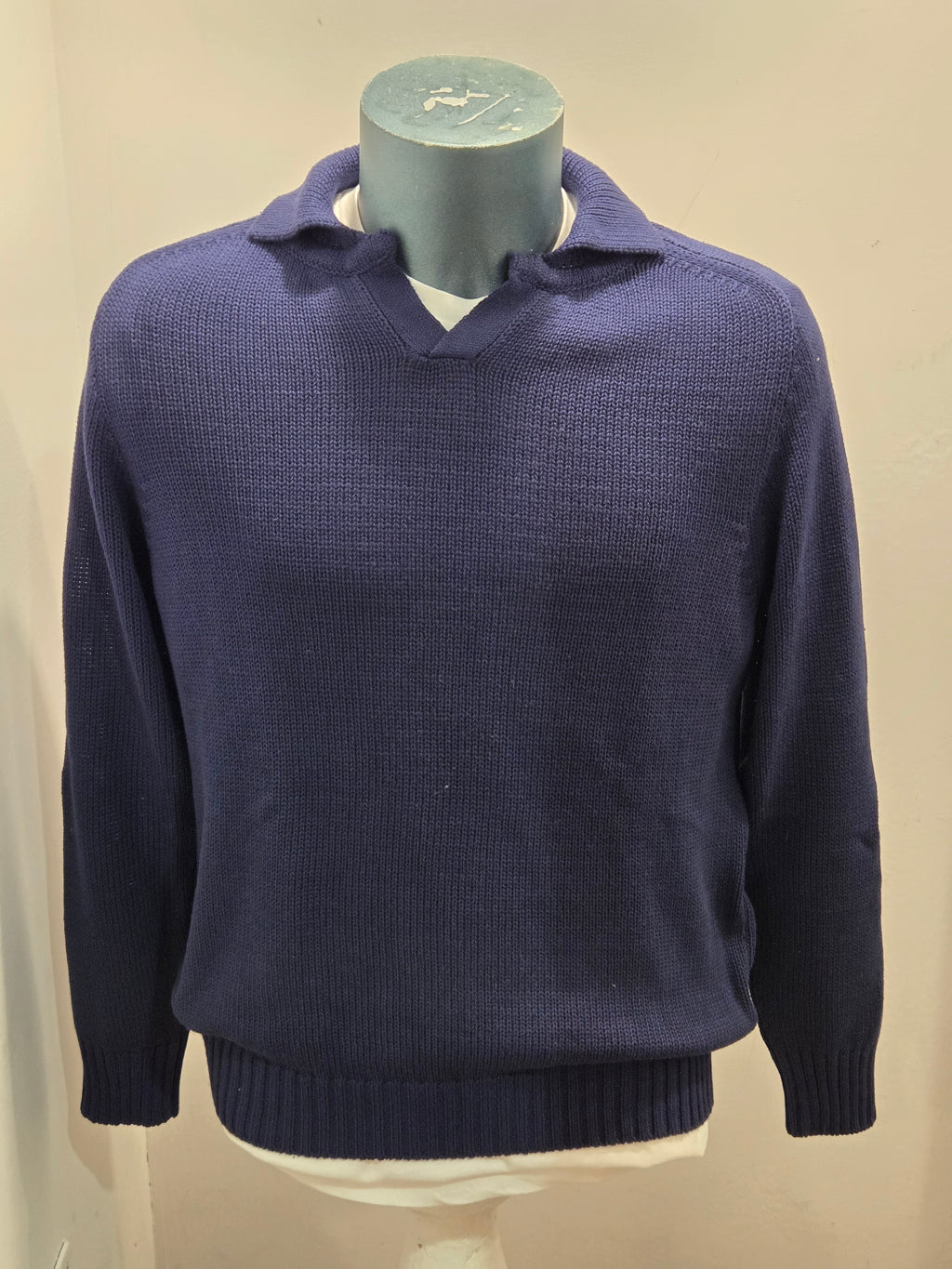 IN THE BOX MAGLIA POLO 100% COTONE COLORE BLUE 100% MADE IN ITALY