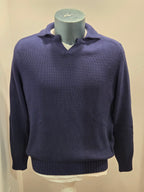 IN THE BOX MAGLIA POLO 100% COTONE COLORE BLUE 100% MADE IN ITALY