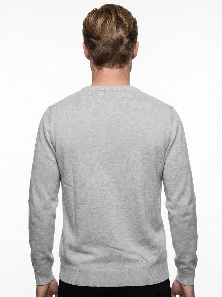 BRAMANTE MAGLIA GIROCOLLO REGULAR FIT COLOR CELESTE CHIARO