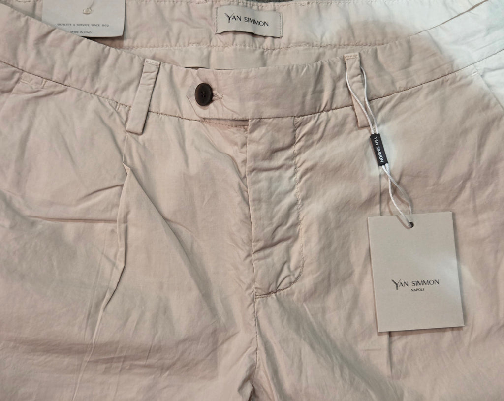 PANTALONE YAN SIMMON FRIEND TELA PARACADUTE T541F ECRU