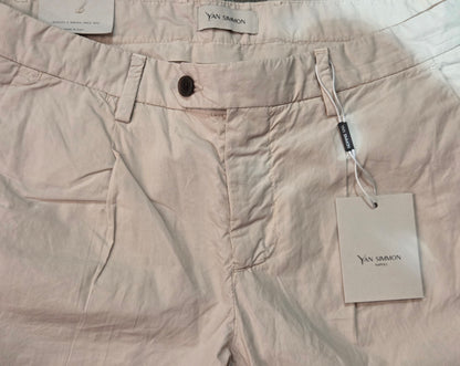 PANTALONE YAN SIMMON FRIEND TELA PARACADUTE T541F ECRU