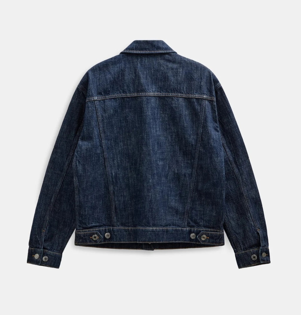 AKKARSTEN DENIM JACKET ANERKJENDT MIDNIGHT RAW