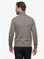 BRAMANTE MAGLIA COLLO ALTO REGULAR FIT COLOR BEIGE