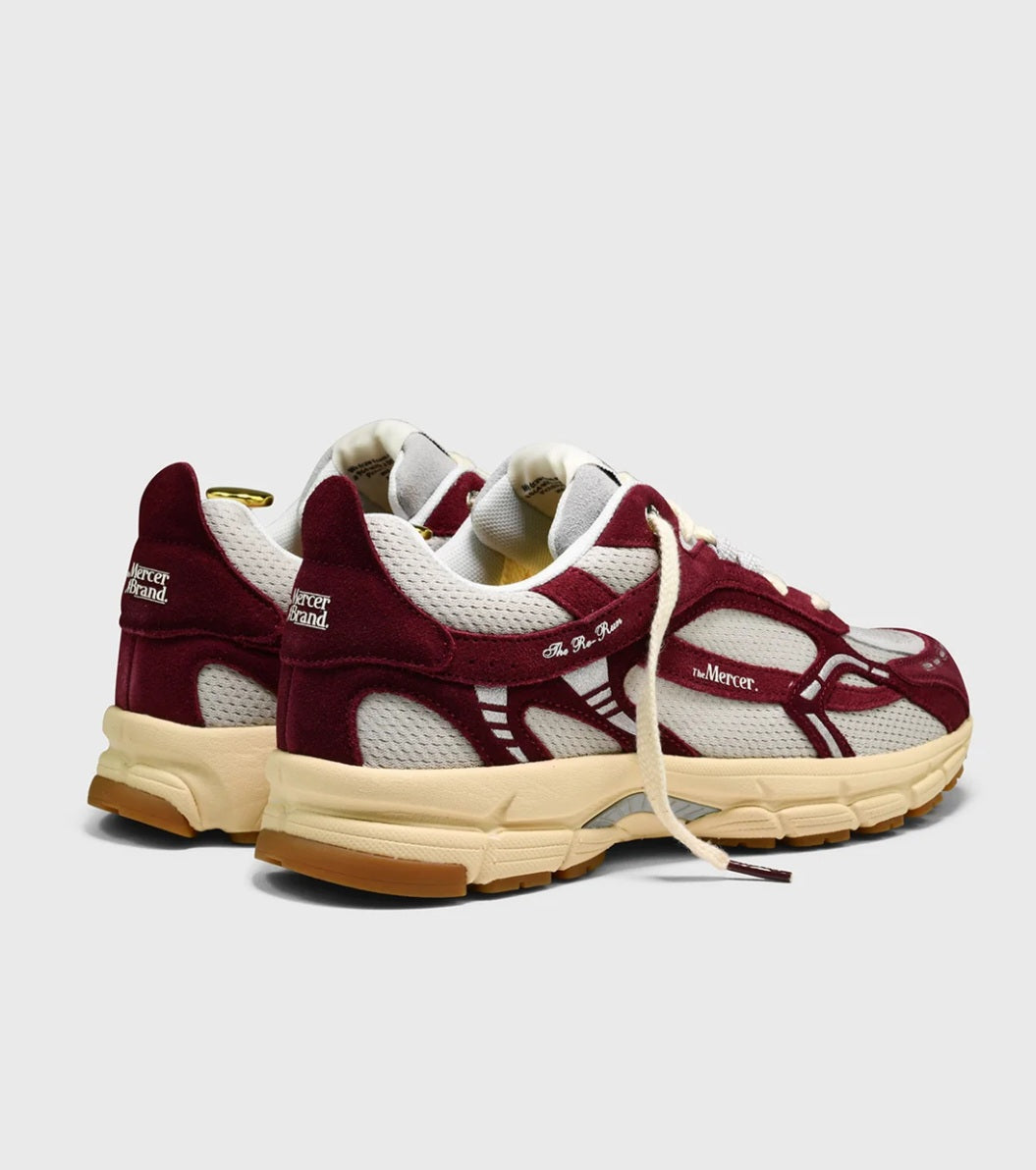 THE MERCER BRAND SNEAKERS THE RE-RUN VINTAGE COLOR DARK RED
