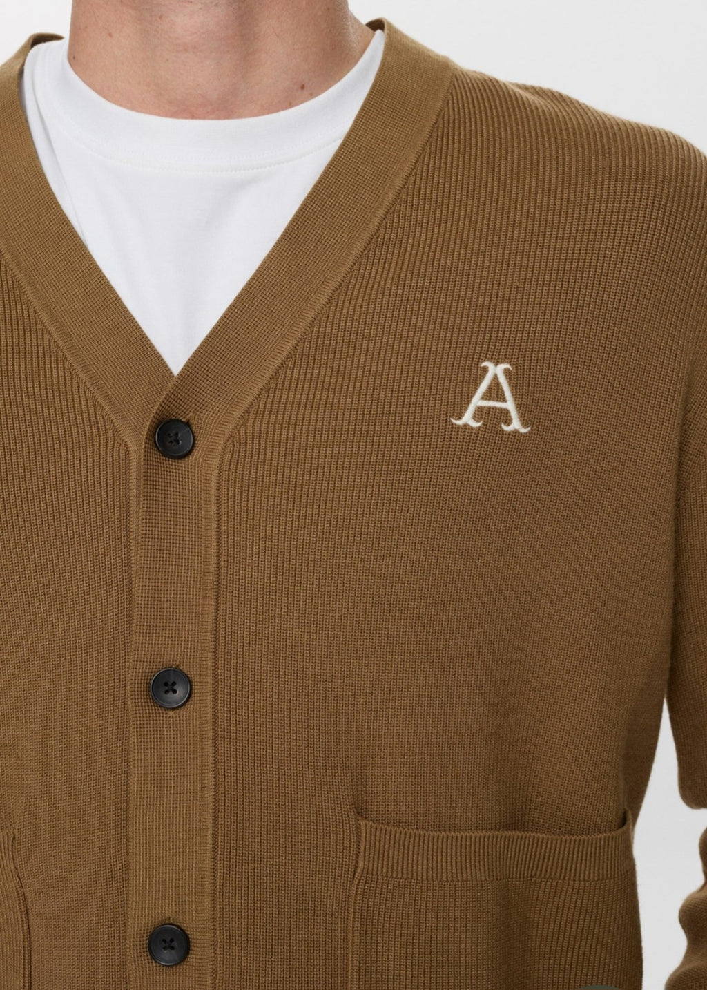 AKSINUS VISCOSE CARDIGAN ANERKJENDT COLOR ERMINE