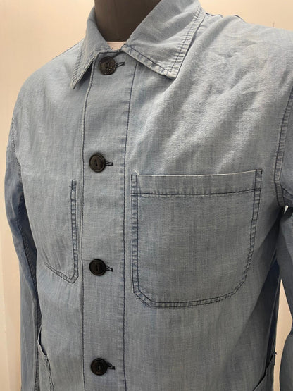 GIACCA IN THE BOX WORK DENIM COLOR BLU DENIM SS250034