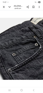 ANERKJENDT BERMUDA BLACK DENIM