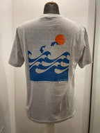 T SHIRT IN THE BOX POCKET WAVE COLOR GRIGIO SS25009