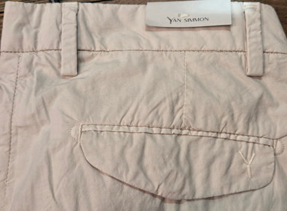 PANTALONE YAN SIMMON FRIEND TELA PARACADUTE T541F ECRU