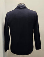 CARDIGAN DOPPIO PETTO AG TREND COLOR BLU