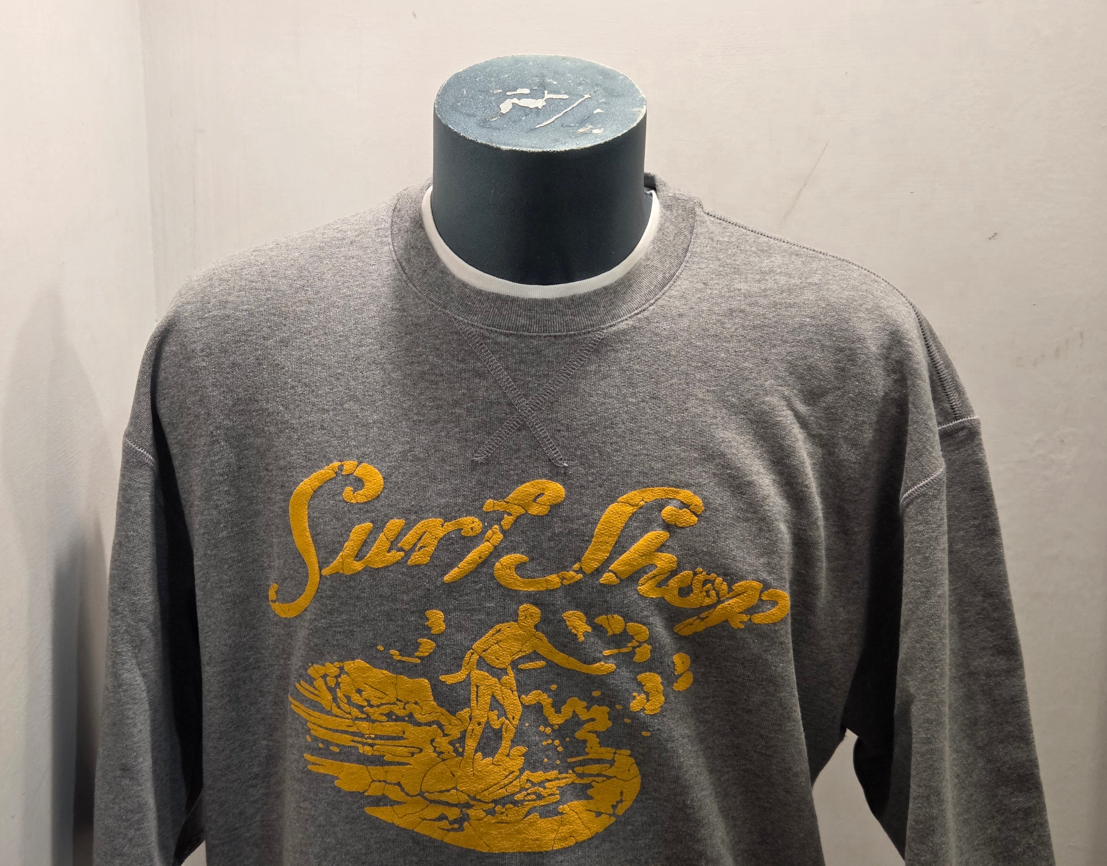 FRONT STREET 8 FELPA MANICA CORTA SURF SHOP COLORE GRIGIO