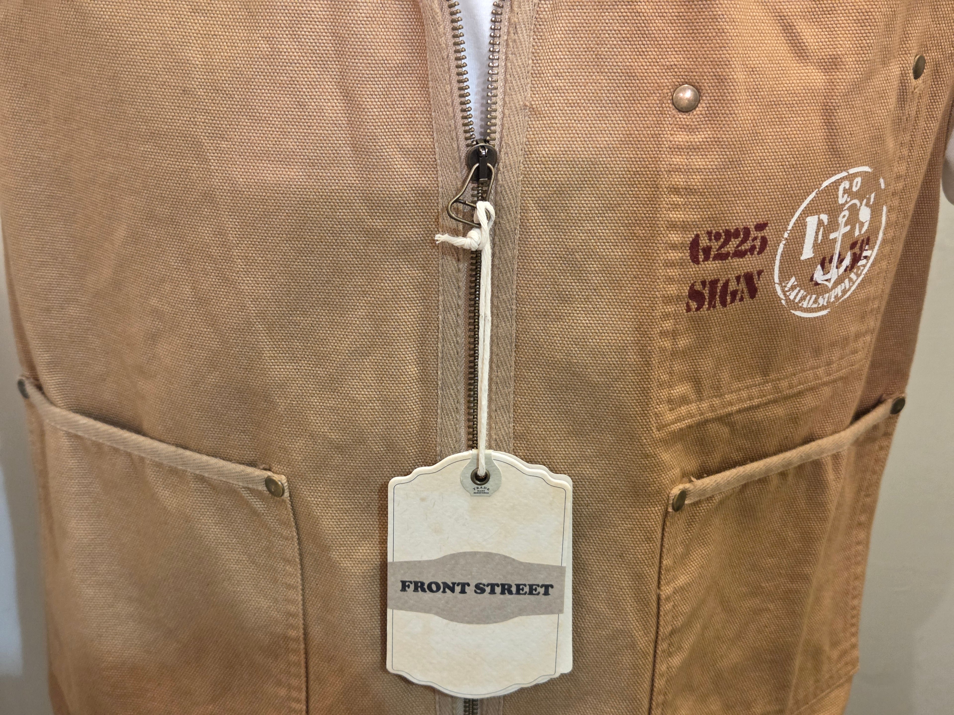GILET FRONT STREET COLOR DESERT