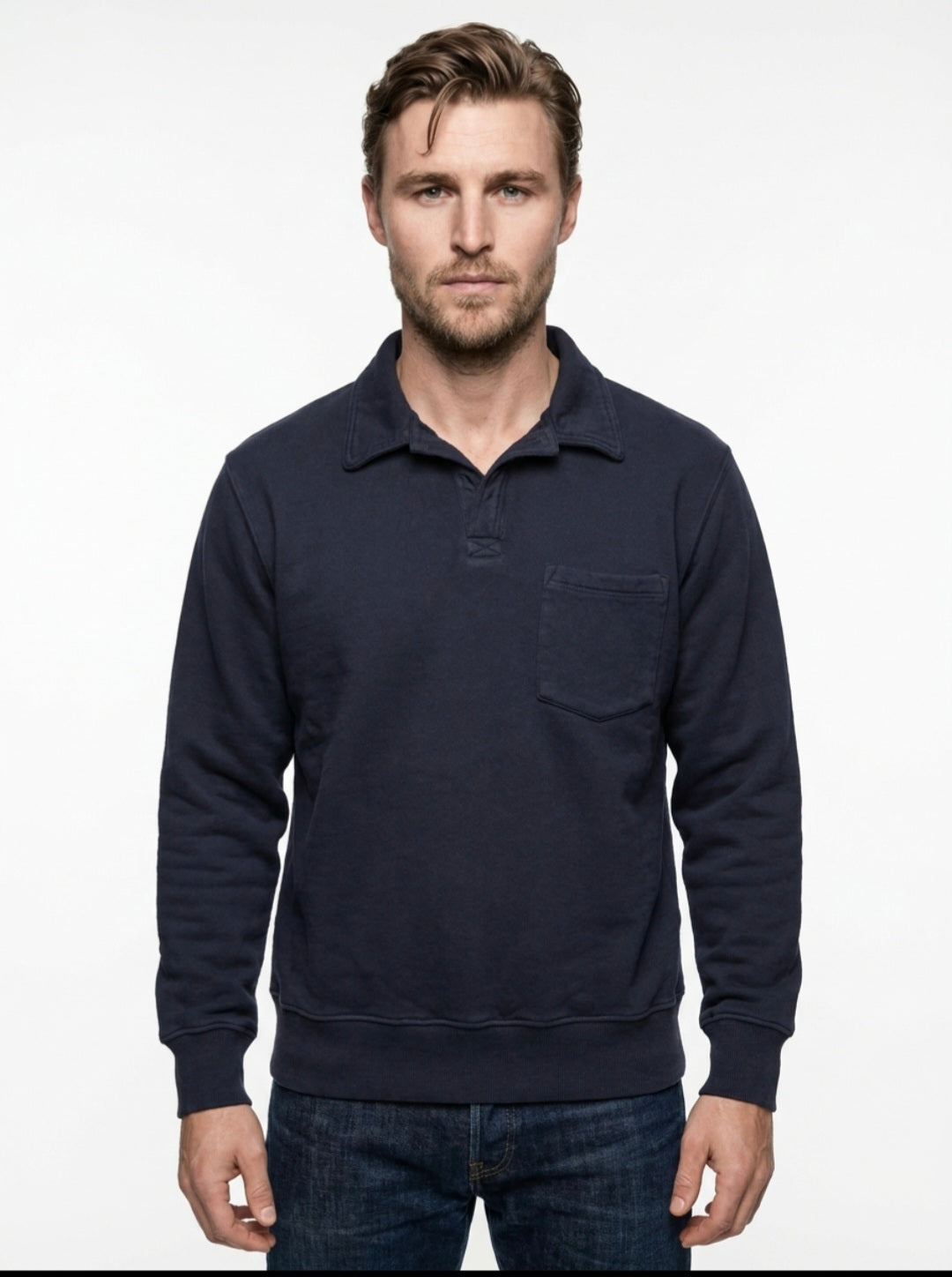 FELPA POLO BASIC IN THE BOX COLOR BLU