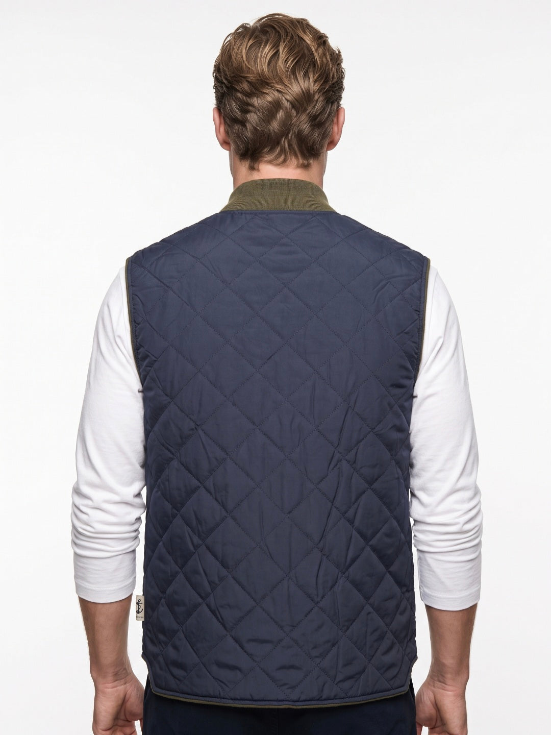 SEADOG CHARLES GILET PANNO TRAPUNTA REVERSIBILE COLORE MILITARE MADE IN ITALY