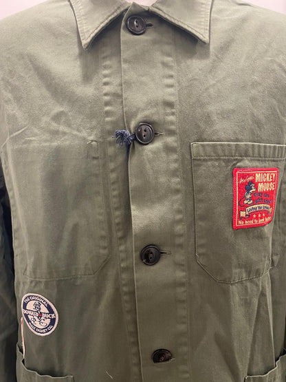 GIACCA WORK IN THE BOX PATCH DISNEY COLOR VERDE MILITARE
