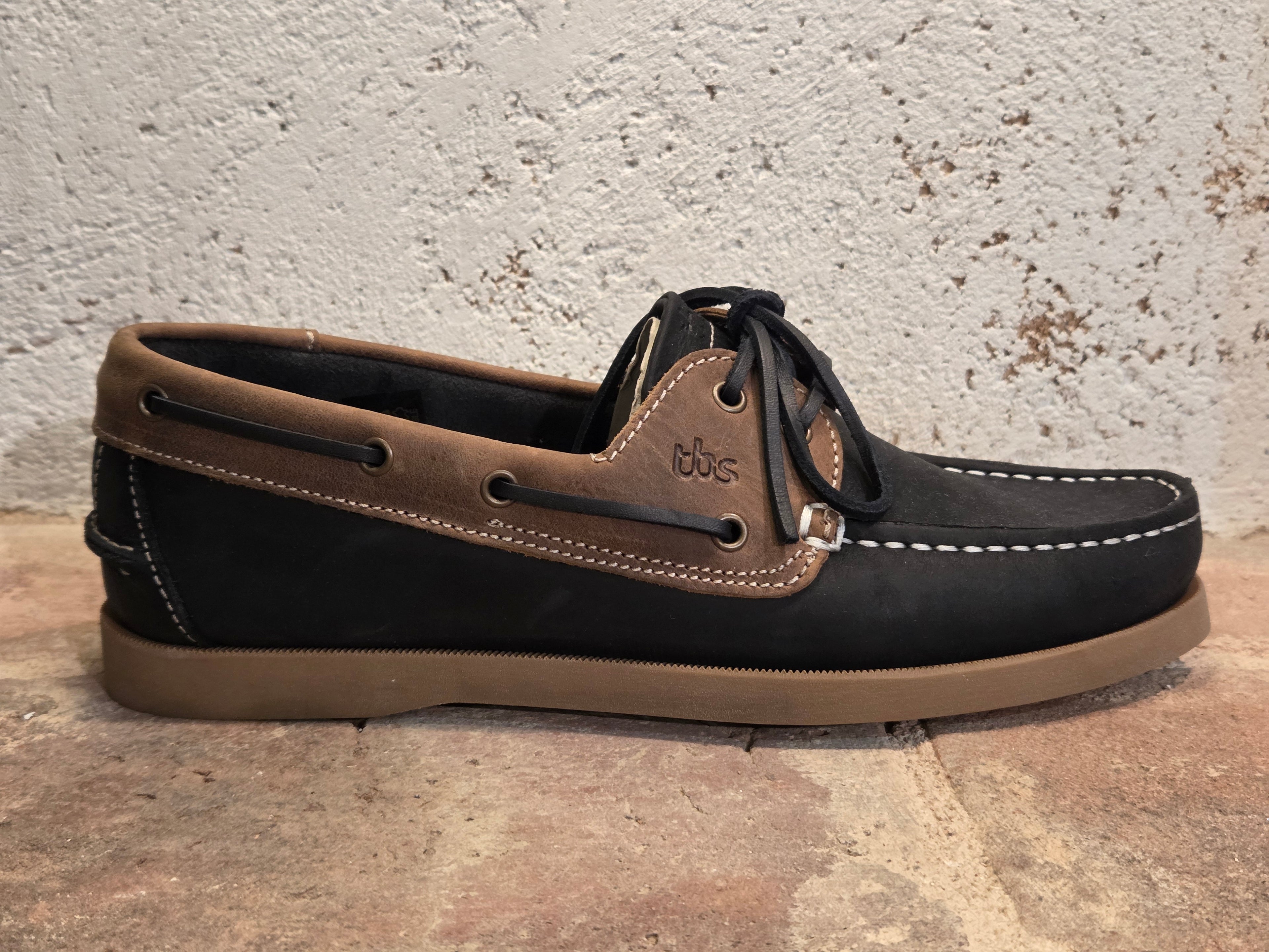 SCARPE TBS STRINGATE PHENIS E8C32 MARINE+TAN