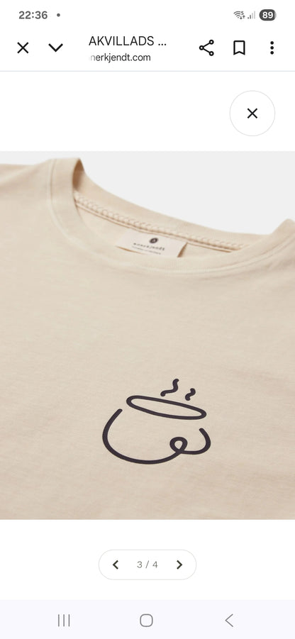 T-SHIRT ANERKJENDT ESPRESSO TOFU