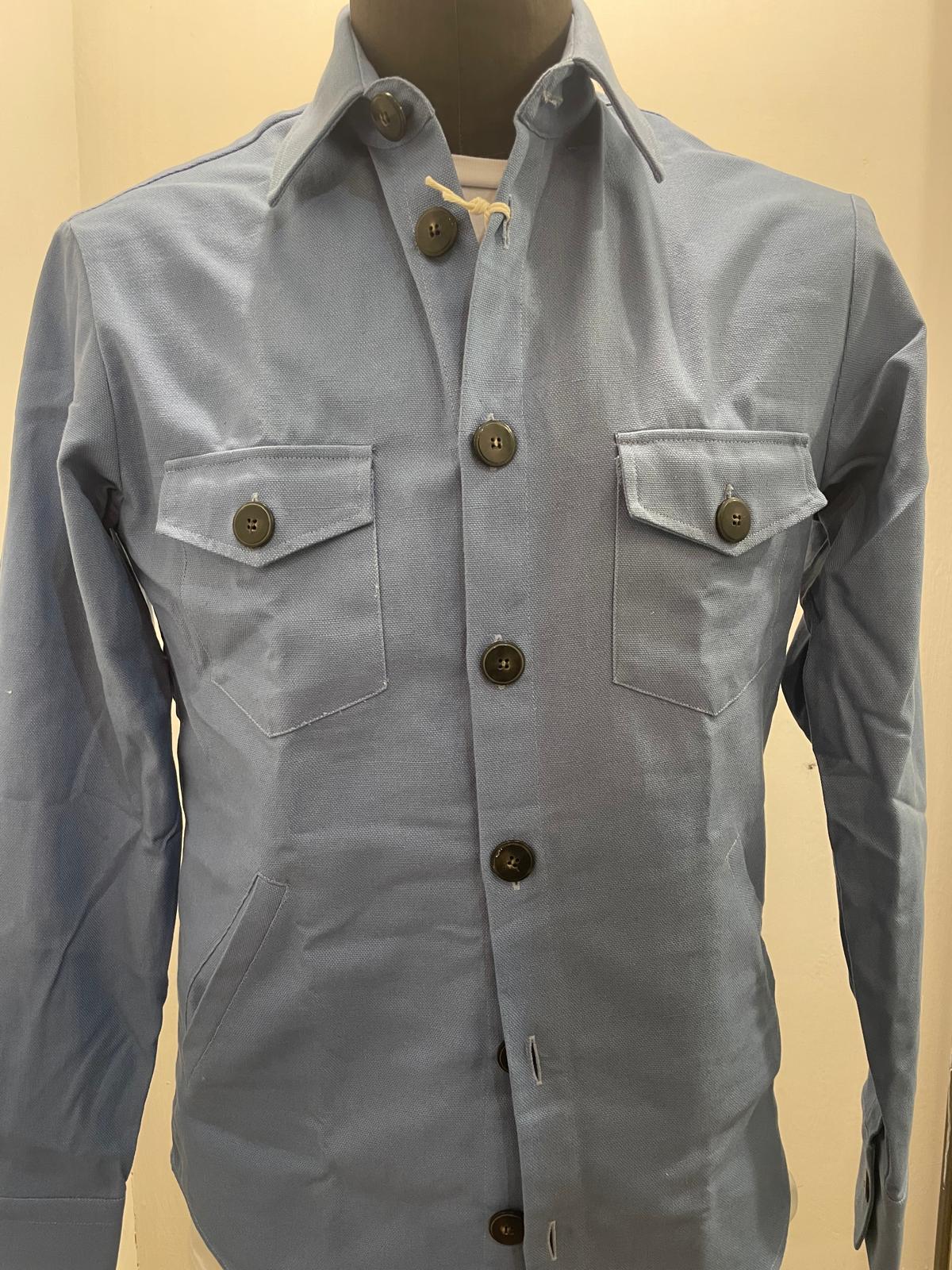 GIACCA CAMICIA GMF COLOR AZZURRO CHIARO SG374